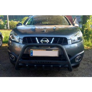 Bull Bar WT004 Black (Stainless Steel) Nissan Qashqai 2010-2014 photo 2