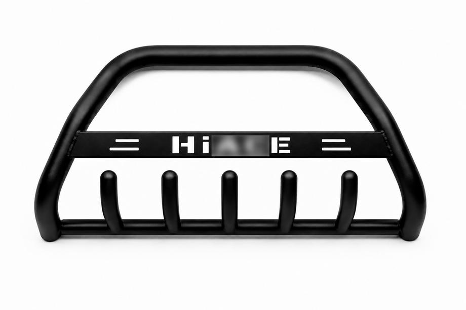 Toyota HiAce Bull Bar WT004 Black (Stainless Steel) Image
