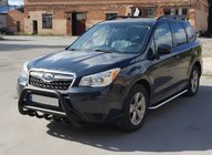 Subaru Forester 2013-2018 Bull Bar WT003 Black Stainless Steel photo 1