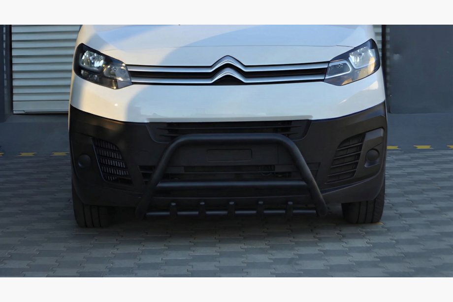 Opel Vivaro 2019- Bull Bar WT003 Black Stainless Steel Photo 4