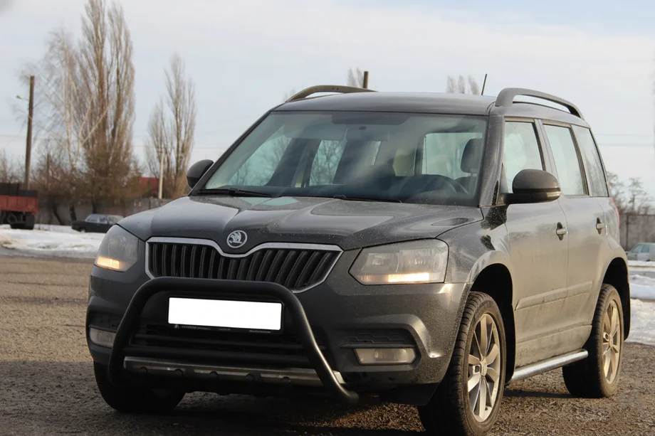 Skoda Yeti 2009-2017 Bull Bar WT003 Black Stainless Steel Photo 4