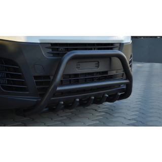 Bull Bar WT003 Black Stainless Steel Fiat Scudo 2022- photo 1