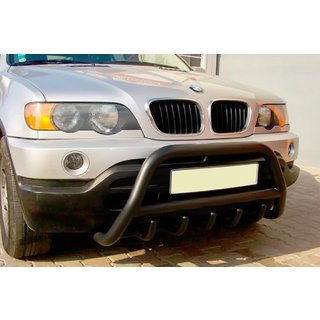 Bull Bar WT003 Black Stainless Steel BMW X5 E53 1999–2006 photo 1