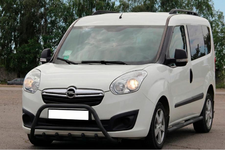 Opel Combo 2012-2018 Bull Bar WT003 Black Stainless Steel Image