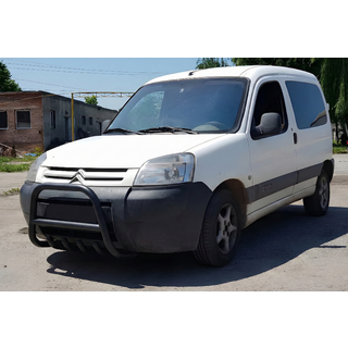 Bull Bar WT003 Black Stainless Steel Peugeot Partner 1996-2008 photo 1