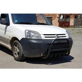 Bull Bar WT003 Black Stainless Steel Peugeot Partner 1996-2008 photo 3