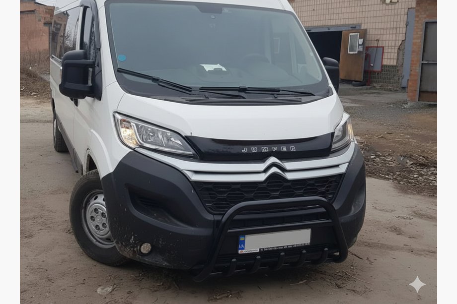 Opel Movano 2021- Front Bar WT003 Black (Stainless Steel) Photo 3