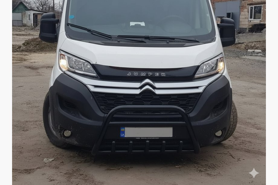 Opel Movano 2021- Front Bar WT003 Black (Stainless Steel) Image