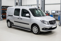 Mercedes Citan 2013-2021 Side Steps Maydos V1 (2 pcs, Aluminum & Stainless Steel) photo 1