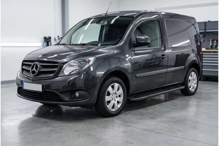 Mercedes Citan 2013-2021 Side Steps Bosphorus Black (2 pcs, Aluminum) Photo 1