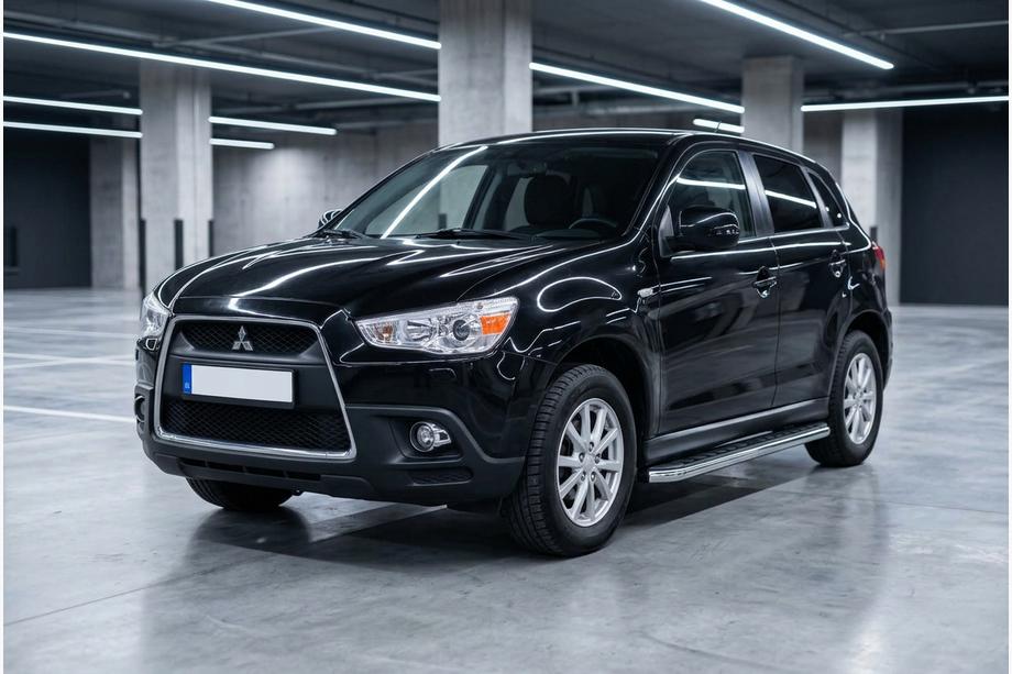 Mitsubishi ASX 2010-2023 Side Steps Maydos V1 (2 pcs, Aluminum & Stainless Steel) Image