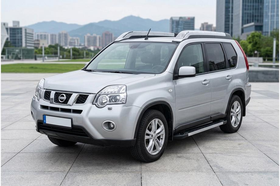 Nissan X-trail T31 2007-2014 Side Steps RedLine V1 (2 pcs, Aluminum) Image