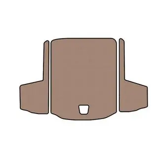Rubber trunk mat Carsuit (SD, beige) photo 1