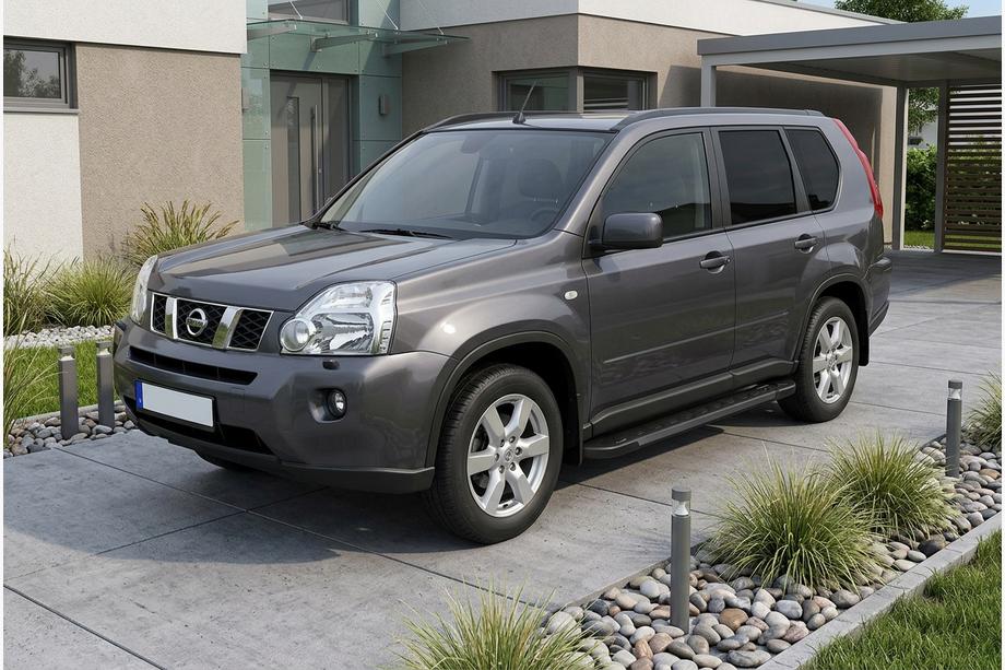 Nissan X-trail T31 2007-2014 Side Steps RedLine Black (2 pcs, Aluminum) Image