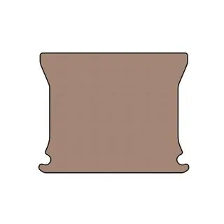 Rubber trunk mat Carsuit (2009-2012, beige) photo 1
