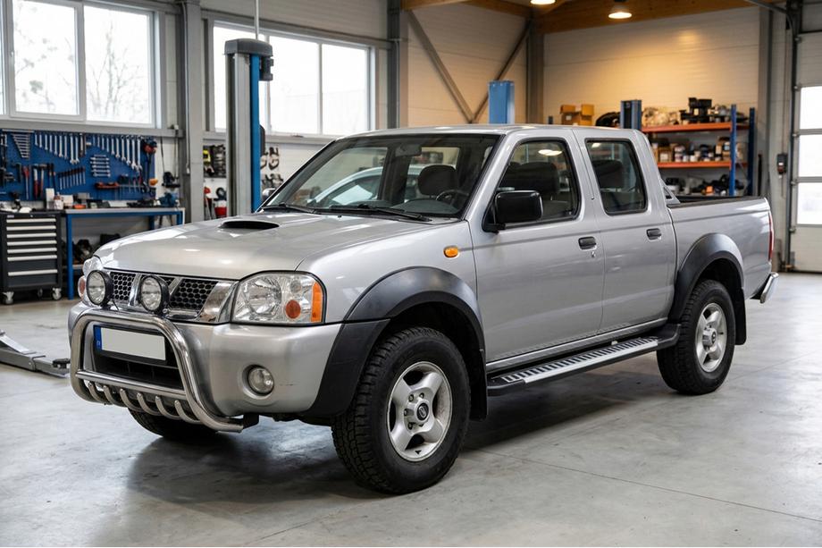 Nissan NP300 1999-2015 Side Steps Line (2 pcs, Aluminum) Image
