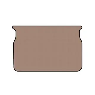 Rubber trunk mat Carsuit (hatchback, 5-door, beige) photo 1