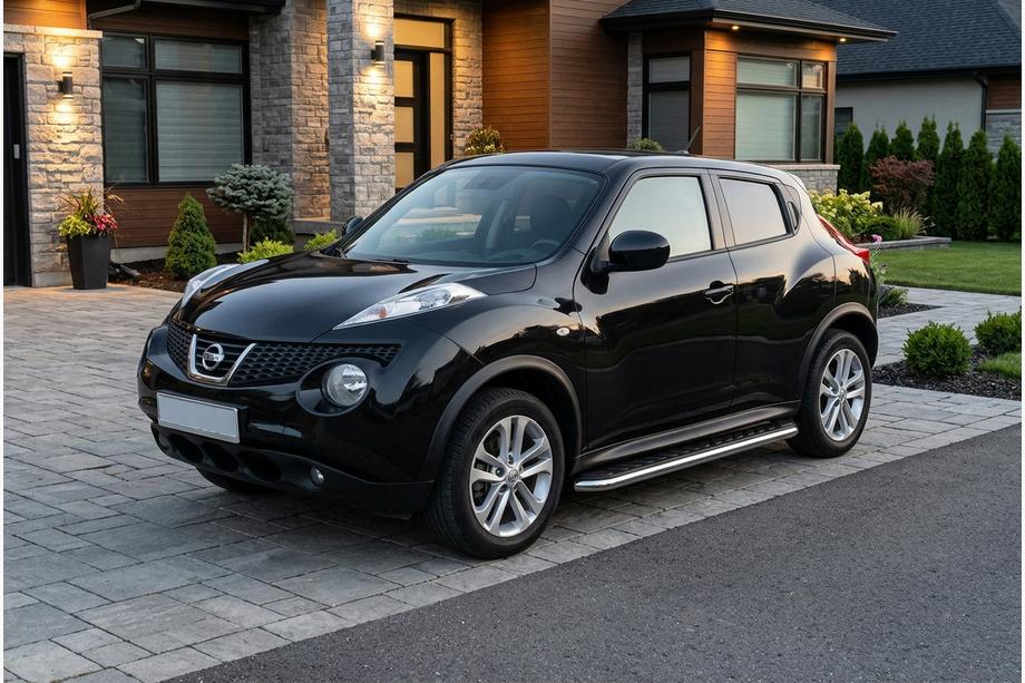 Nissan Juke 2010-2019 Side Steps Maydos V1 (2 pcs, Aluminum & Stainless Steel) Image