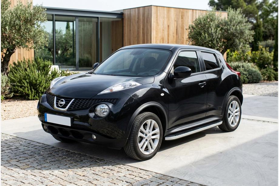 Nissan Juke 2010-2019 Side Steps Tayga Grey (2 pcs, Aluminum) Image