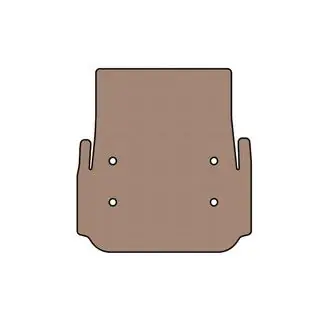 Rubber trunk mat Carsuit V-1 (SD, beige) photo 1