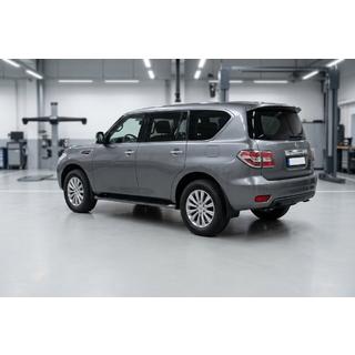 Side Steps Bosphorus Black (2 pcs, Aluminum) Nissan Patrol Y62 2010-2024 photo 1
