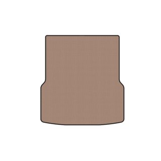 Rubber trunk mat Carsuit front (4WD, 2012-2021, beige) Tesla Model S 2012– photo 1