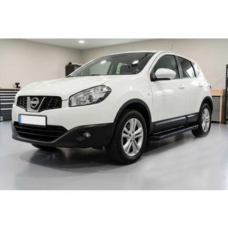Side Steps Allmond Black (2 pcs, Aluminum) Nissan Qashqai 2010-2014 photo 1