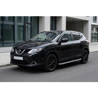 Side Steps Maydos V1 (2 pcs, Aluminum & Stainless Steel) Nissan Qashqai 2014-2021 photo 1