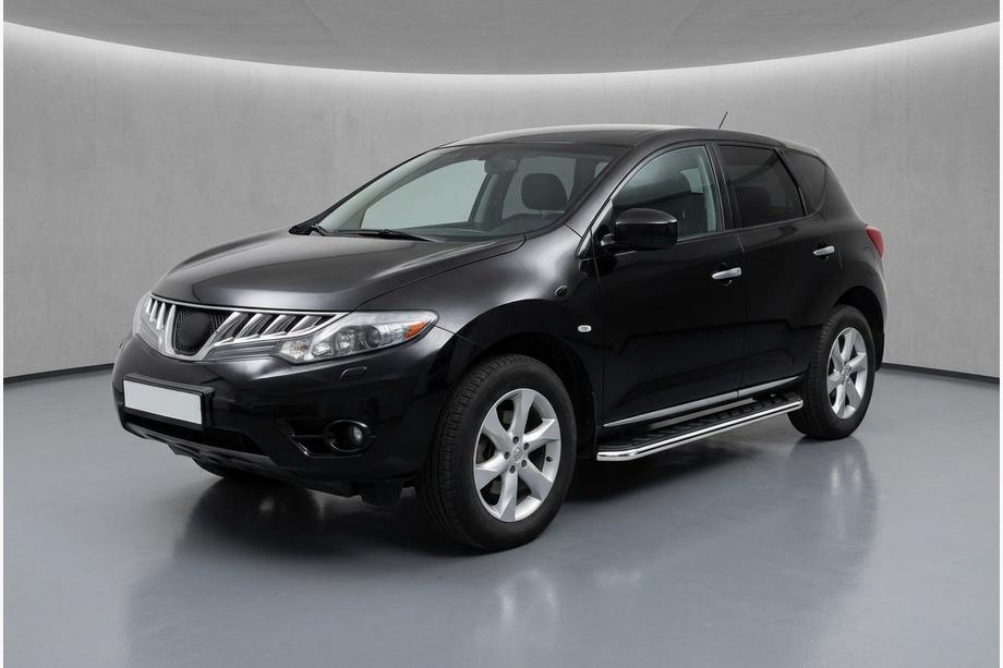 Nissan Murano 2008-2014 Side Steps Maydos V1 (2 pcs, Aluminum & Stainless Steel) Image