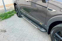 Opel Antara 2006-2017 Side Steps RedLine V1 (2 pcs, Aluminum) photo 1