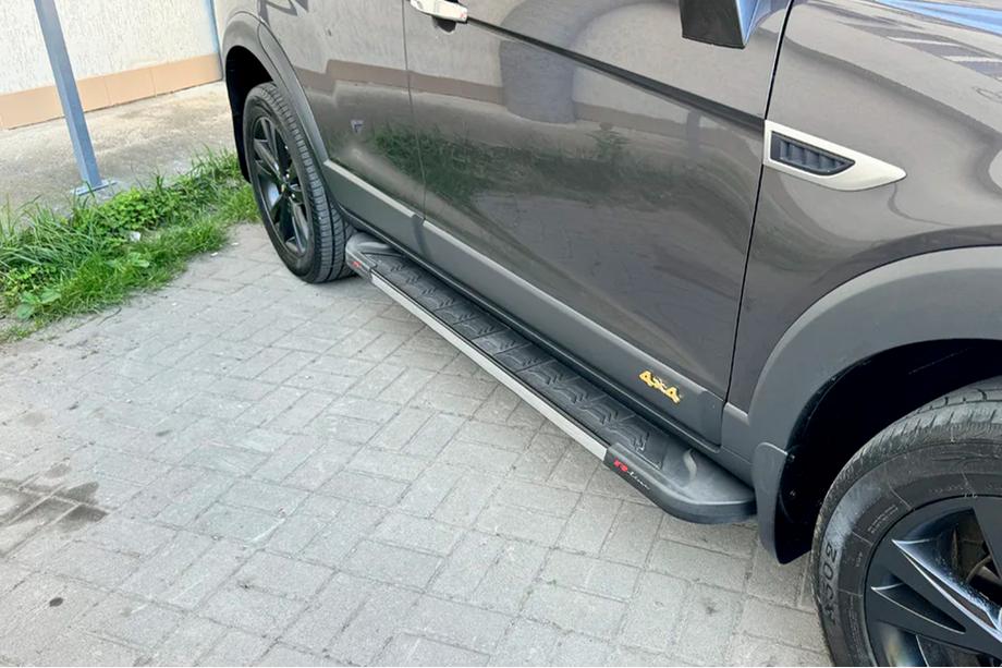 Opel Antara 2006-2017 Side Steps RedLine V1 (2 pcs, Aluminum) Image