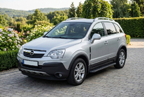 Opel Antara 2006-2017 Side Steps Bosphorus Black (2 pcs, Aluminum) photo 1