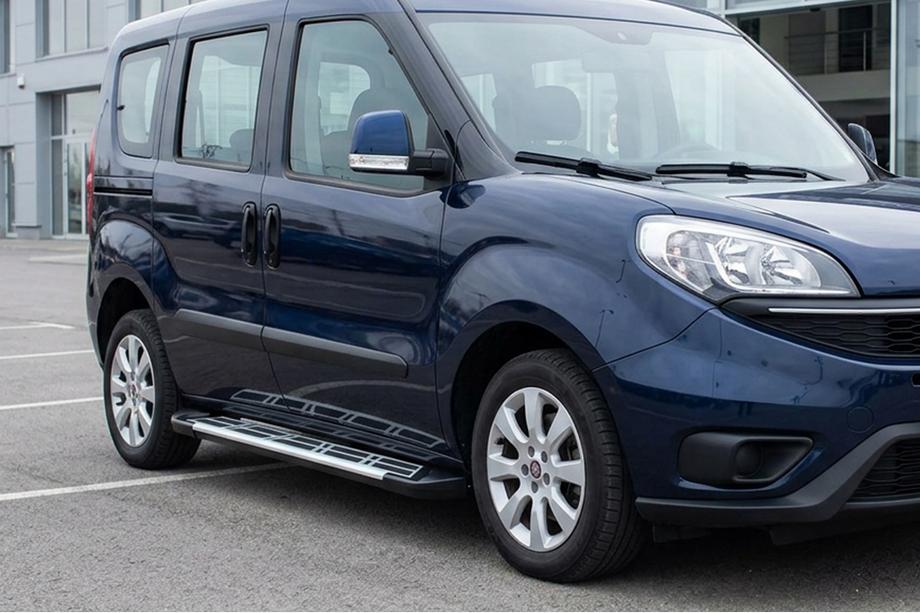 Opel Combo 2012-2018 Side Steps Sunrise (2 pcs, Aluminum) Image