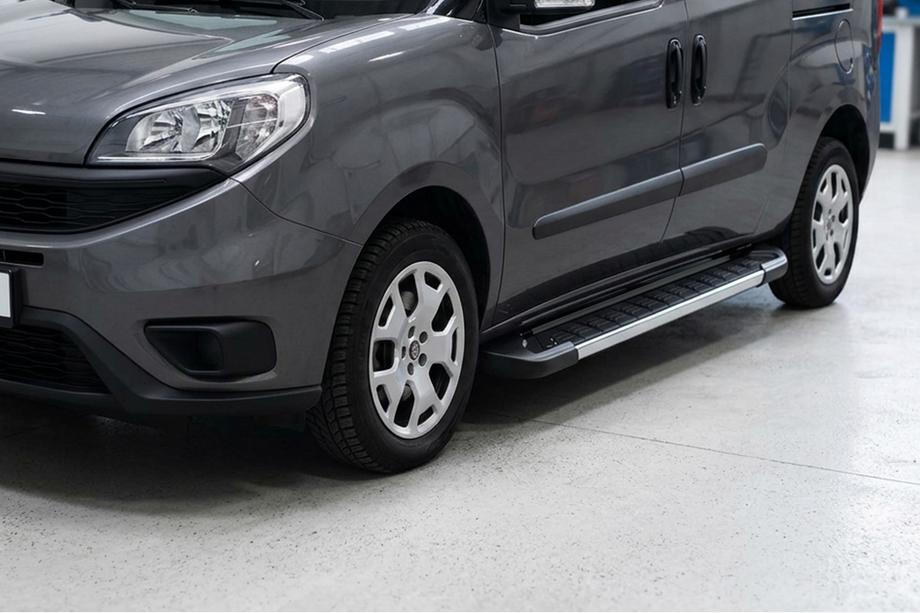 Opel Combo 2012-2018 Side Steps RedLine V1 (2 pcs, Aluminum) Image