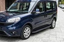 Opel Combo 2012-2018 Side Steps Bosphorus Black (2 pcs, Aluminum) photo 1