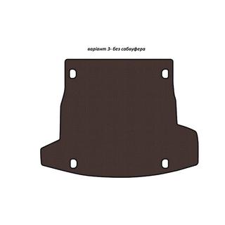 Rubber trunk mat Carsuit V-3 (without subwoofer, brown) Alfa Romeo Stelvio 2016- photo 1