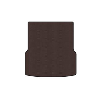 Rubber trunk mat Carsuit front (4WD, 2012-2021, brown) Tesla Model S 2012– photo 1