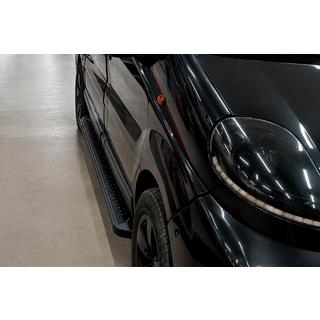 Side Steps Allmond Black (2 pcs, Aluminum) Opel Vivaro 2001–2015 photo 2