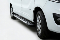 Renault Trafic 2001–2015 Side Steps Sunrise (2 pcs, Aluminum) photo 1