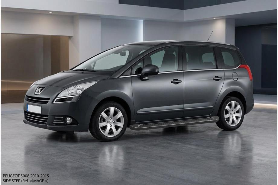 Peugeot 5008 2009-2016 Side Steps Allmond Black (2 pcs, Aluminum) Photo 1