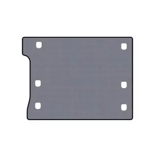Rubber trunk mat Carsuit (Rubicon Unlimited/5-door, gray) photo 1