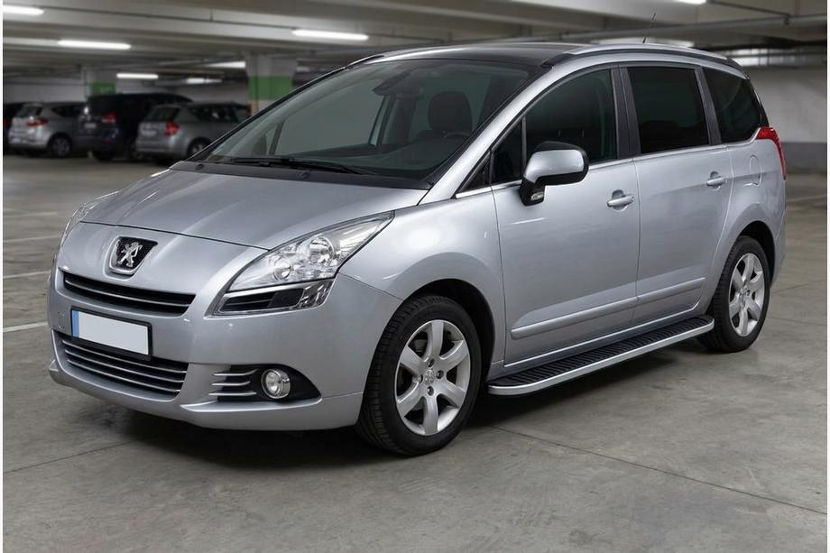 Peugeot 5008 2009-2016 Side Steps Tayga Grey (2 pcs, Aluminum) Photo 1