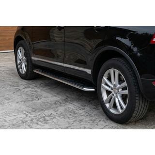 Side Steps Maydos V1 (2 pcs, Aluminum & Stainless Steel) Porsche Cayenne 2003–2010 photo 1