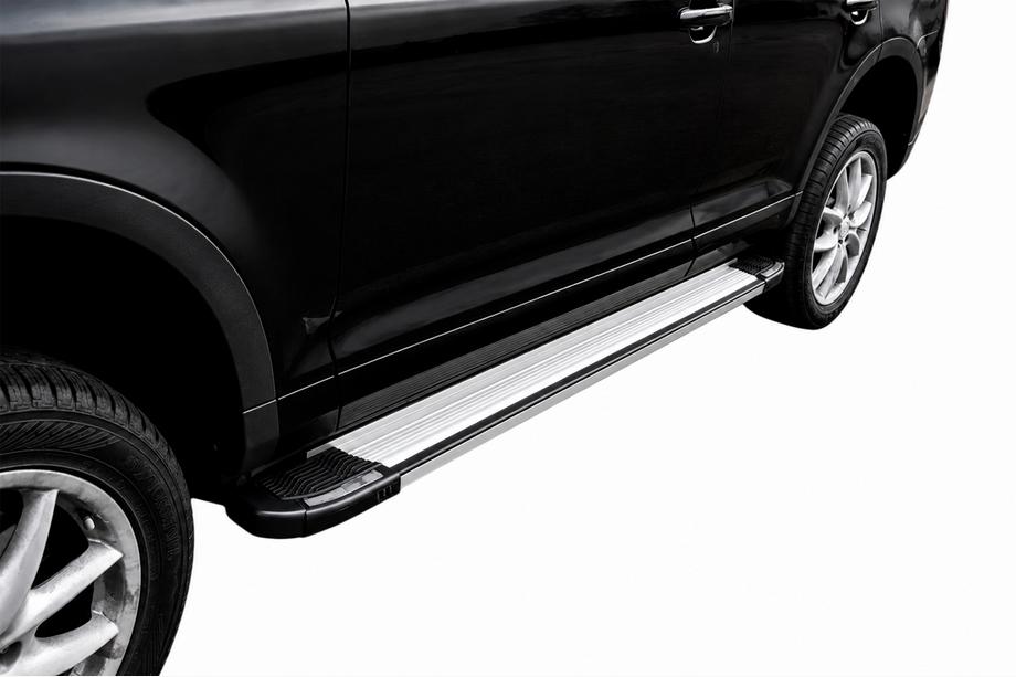 Porsche Cayenne 2003–2010 Side Steps Rainbow (2 pcs, Aluminum) Image