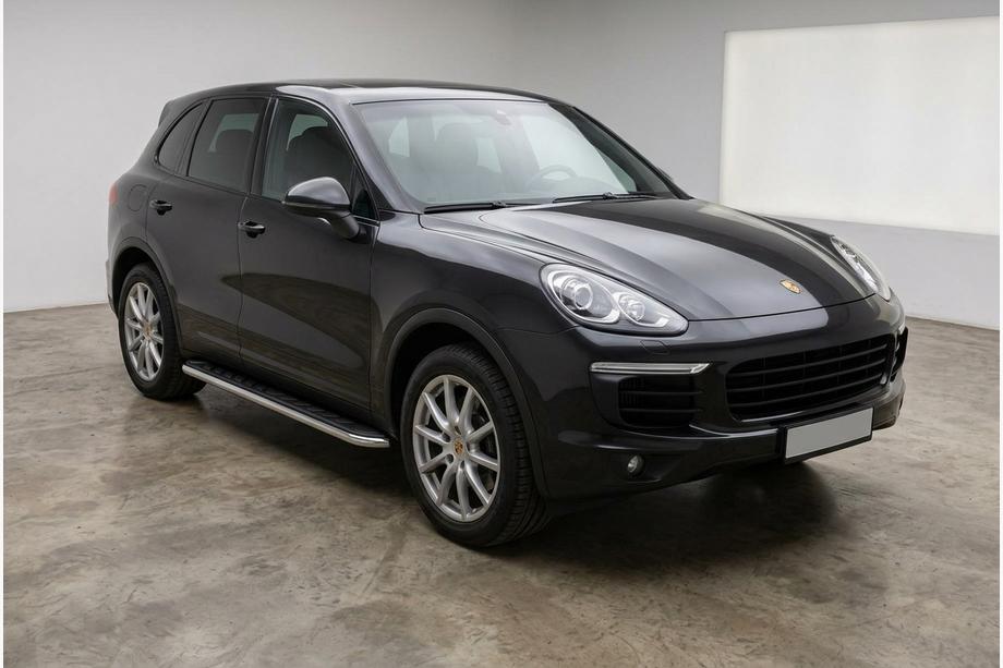 Porsche Cayenne 2010-2017 Side Steps Maydos V1 (2 pcs, Aluminum & Stainless Steel) Image