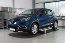 Renault Captur 2013-2019 Side Steps Maydos V1 (2 pcs, Aluminum & Stainless Steel) photo 1