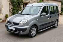 Renault Kangoo 1998-2008 Side Steps Maydos V1 (2 pcs, Aluminum & Stainless Steel) photo 1