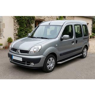 Side Steps Maydos V1 (2 pcs, Aluminum & Stainless Steel) Renault Kangoo 1998-2008 photo 1