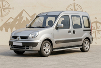 Renault Kangoo 1998-2008 Side Steps Tayga Grey (2 pcs, Aluminum) photo 1