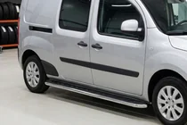 Renault Kangoo 2008–2020 Side Steps Maydos V1 (2 pcs, Aluminum & Stainless Steel) photo 1